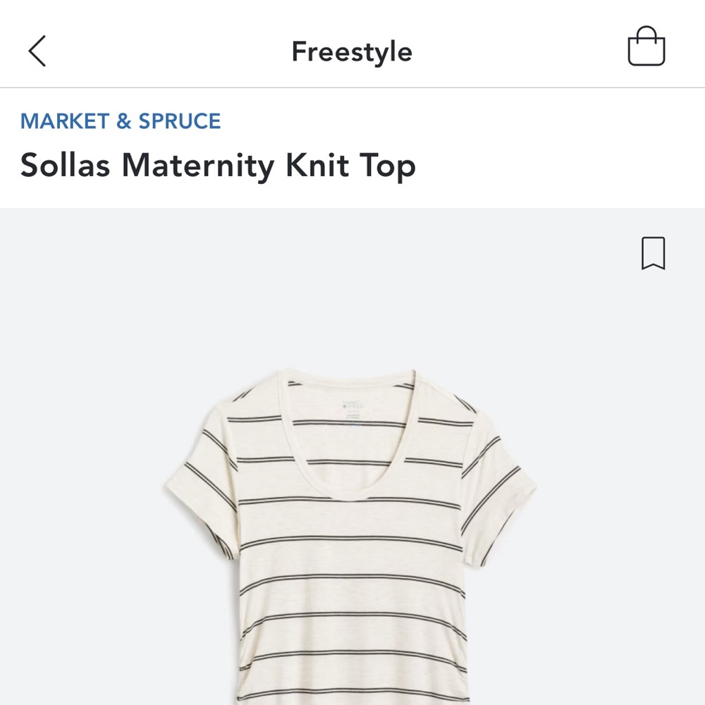 Market & Spruce Salas Maternity Tee